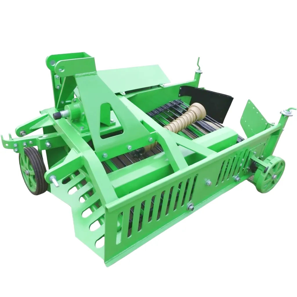 Potato harvester gearbox side profile