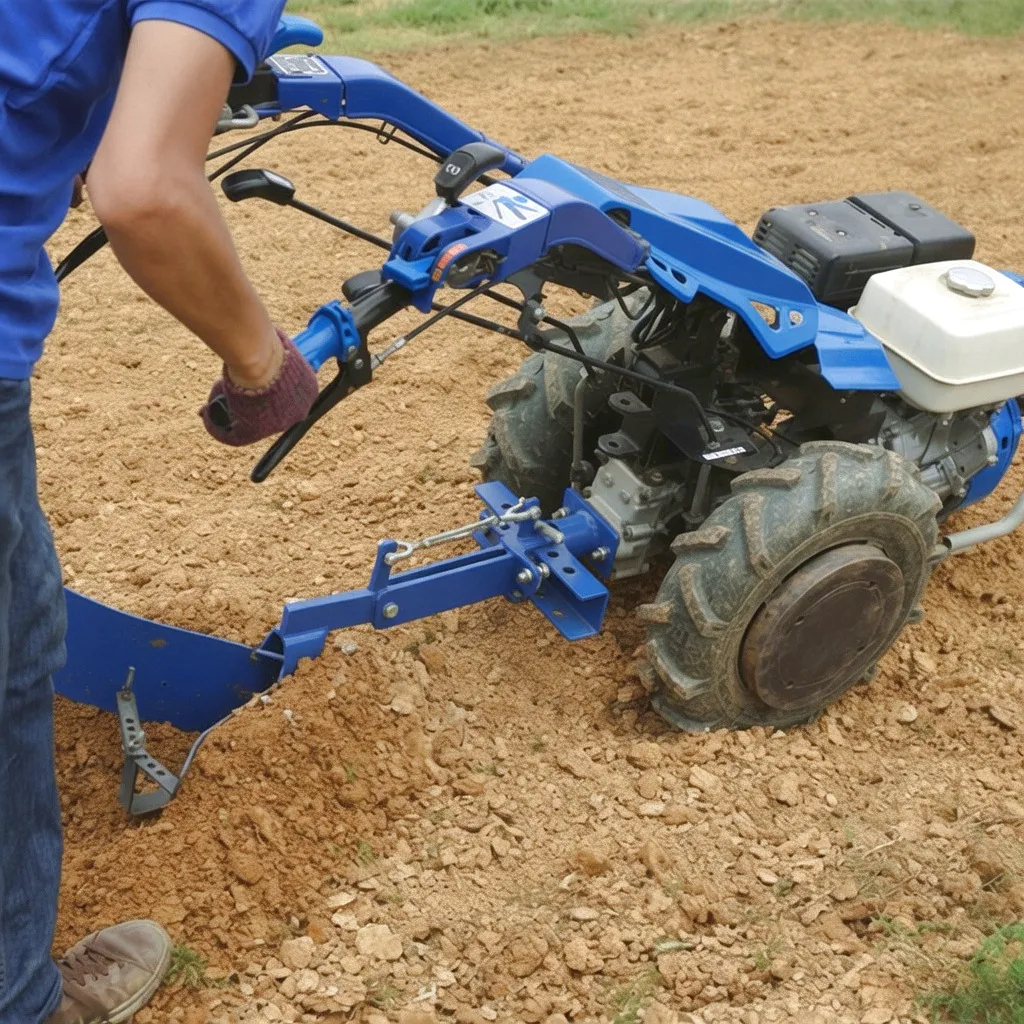 PTO shaft rotary tiller arable field UK