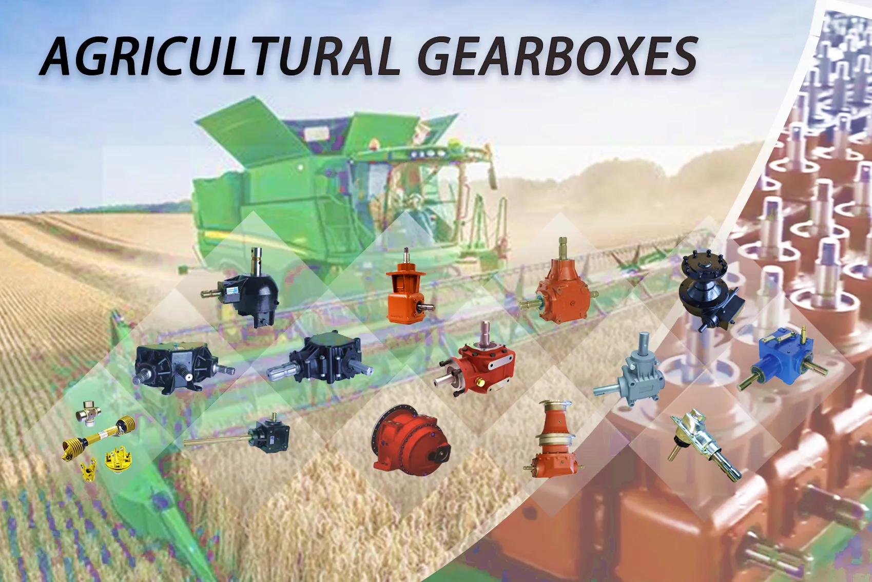 High-Performance Knife Drive Gearbox for Grain Combine Harvesters 5 agricultural gearbox