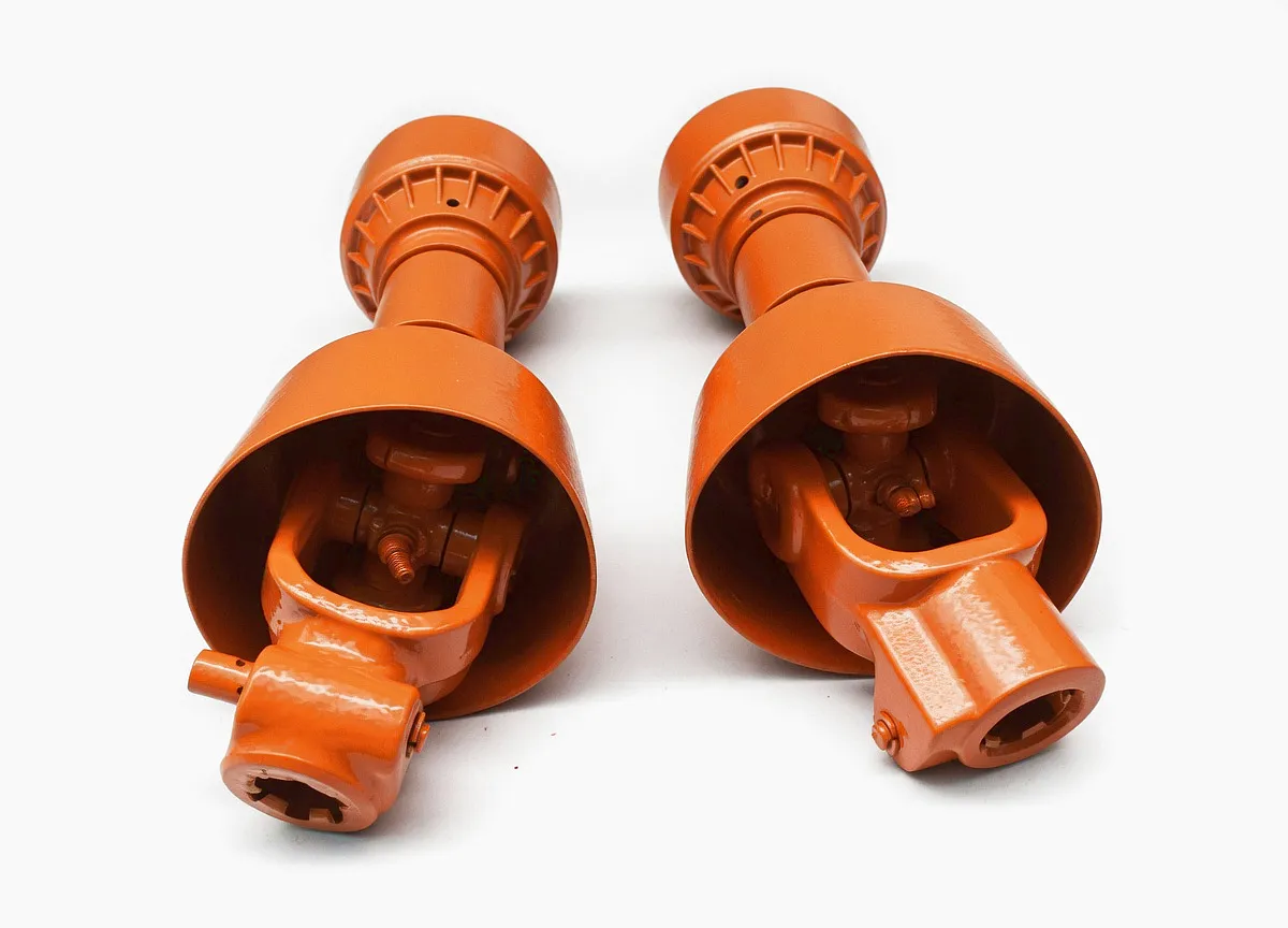 Heavy duty PTO shaft yoke and cross-and-bearing universal joint